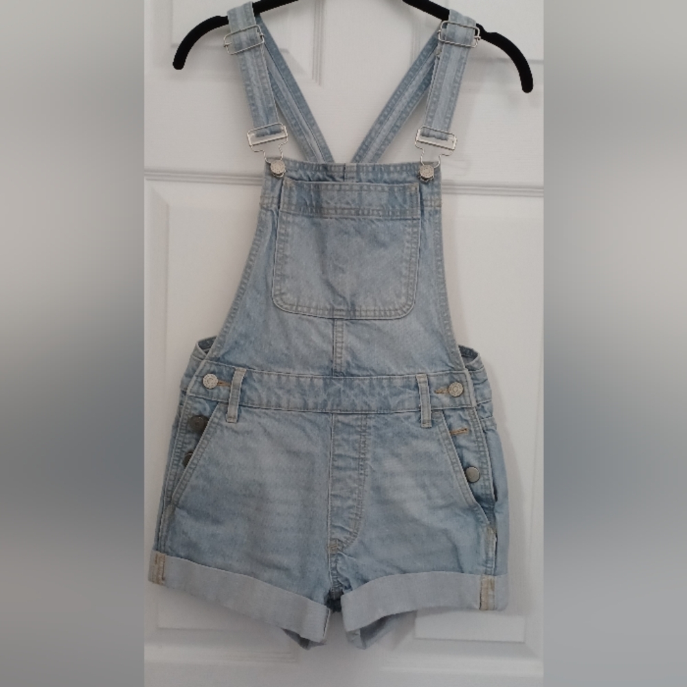 BDG Light Blue Denim Overalls